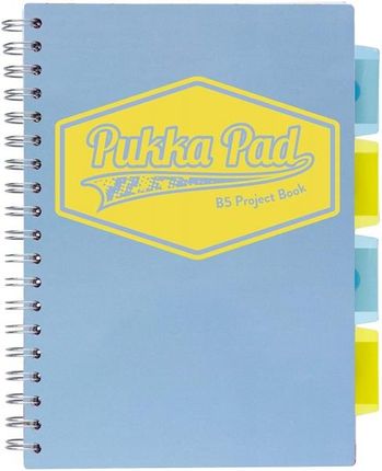 Kołozeszyt Pukka Pad B5 Project Book 100 Kartkowy Kratka Niebieski (3032S(Be)-Pst)