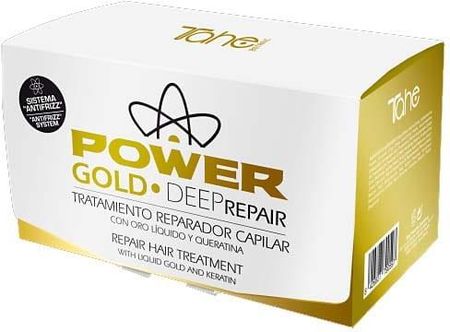 Tahe Power Gold Deep Repair ampułki do włosów po nanoplastii