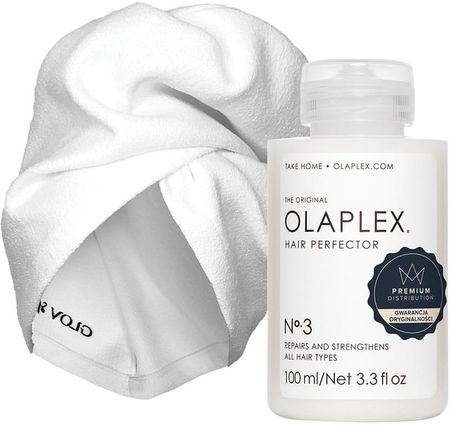 Home Spa Olaplex No.3 + Glov Hair Wrap Turban - zestaw do pielęgnacji domowej