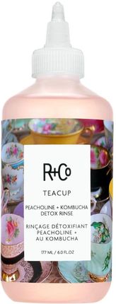 R+Co Teacup Peacholine + Kombucha Rinse odżywiająca płukanka do włosów 177 ml