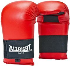 Zdjęcie Allright Rękawice Przyrządowe Do Karate Pu Czerwona - Śrem