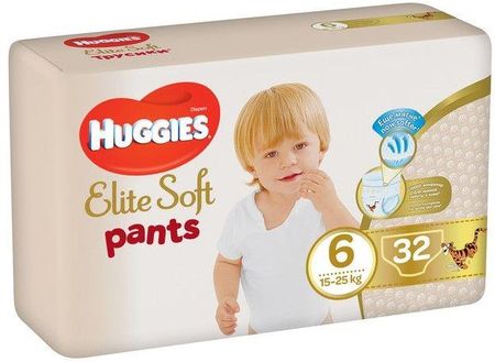 Huggies Pieluchomajtki Elite Soft Pants Xxl 6 32Szt.