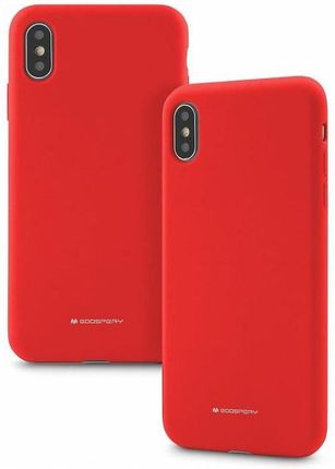 Pokrowiec MERCURY Silicone Samsung S21+ czerwony