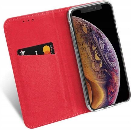 Etui Kabura MAGNET BOOK do Huawei Y6 2019 czerwony