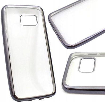 Etui BUMPER GLOSSY TPU do Samsung S7 srebrny