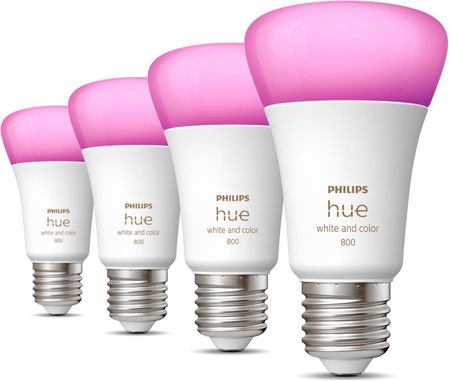 Philips Hue E26 White and Color４個セット Phillips Hue white セット E26