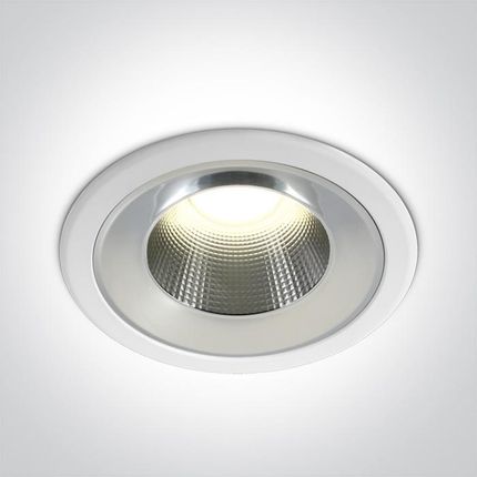 One Light Wpust Corlu 2 10118Td/W/W Biały Downlight Led 18W Ip54 3000K 230V Dark Light