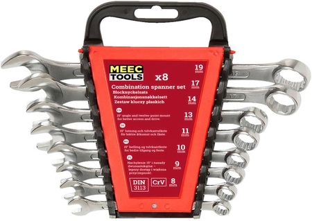 Meec Tools Zestaw Kluczy Płaskich 8 Elementów (RZ1288)