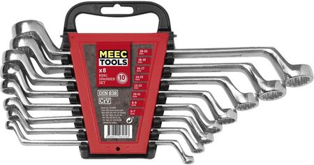 Meec Tools Zestaw Kluczy Oczkowych 8 Elementów (RZ1168)