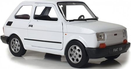Welly Samochód Fiat 126P Maluch 1:34 Prl Biały