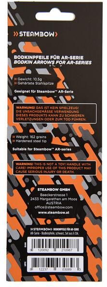 Steambow Bełt Duraluminiowy Myśliwski 6,3" Ar-Seria Bodkin 6Szt Zestaw - zdjęcie 3 Steambow Bełt Duraluminiowy Myśliwski 6,3" Ar-Seria Bodkin 6Szt Zestaw
