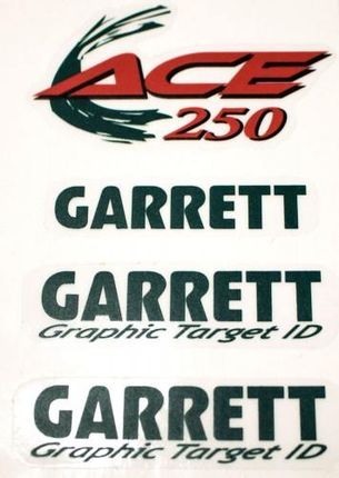 Garrett Zestaw Naklejek Ace 250 Naklejki