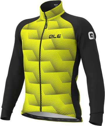 Alé Cycling Solid Sharp Jacket Men Czarny Żółty