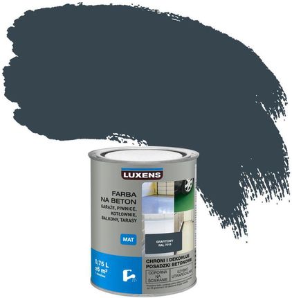 Luxens Farba Do Podłóg Na Beton 0,75 L Grafitowy
