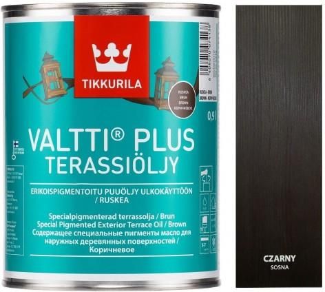 Farba Tikkurila Valtti Plus Terrace Oil 0,9L Czarny - Opinie i ceny na  