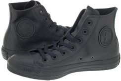 Zdjęcie Buty Trampki Converse Chuck Taylor Hi Czarne Skóra - Brok