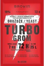 Zdjęcie Browin Drożdże Gorzelnicze Turbo Grom 72H 120G - Siechnice