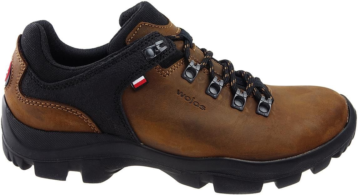 Wojas 9377 Basket Homme Cuir Crazy Horse Marron – Chaussures Trekking Urbaines Basses Toutes Saisons