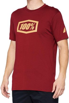 100% Essential Koszulka Mężczyźni Czerwony