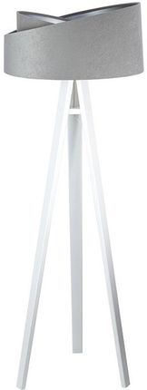 Lumes Szaro-biała skandynawska lampa stojąca - S024-Steva (E17125060P013W)