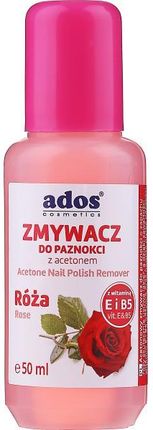 Ados Zmywacz do paznokci Róża Acetone Nail Polish Remover 100ml