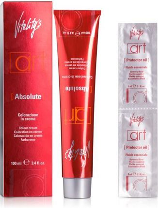 Vitality'S Profesjonalna farba do włosów z olejkiem ochronnym Art Absolute 6/03 naturalny złocisty ciemny blond