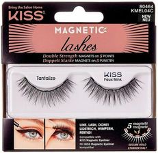 Zdjęcie Kiss Sztuczne Rzęsy Na Pasku Magnetycznym Magnetic Lashes Double Strength Kmel 04 Tantalize 2 szt. - Jasło