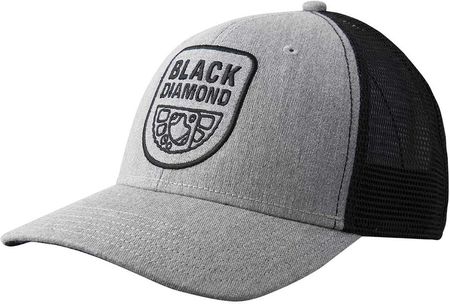 Black Diamond Czapka Trucker Hat Heathered Aluminum