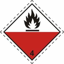 Zdjęcie Tdc Nalepka Materiały Samozapalne - Drzewica