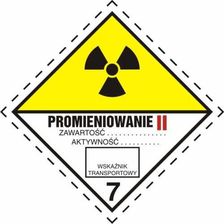 Zdjęcie Tdc Nalepka Materiały Promieniotwórcze. Kategoria II - Wyśmierzyce