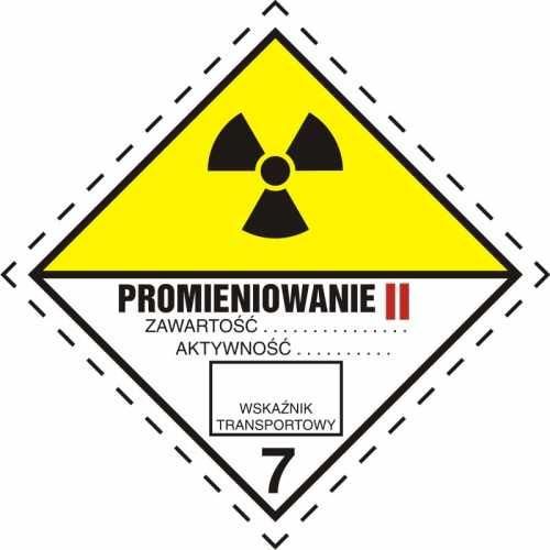 Zdjęcie Tdc Nalepka Materiały Promieniotwórcze. Kategoria II - Wyśmierzyce