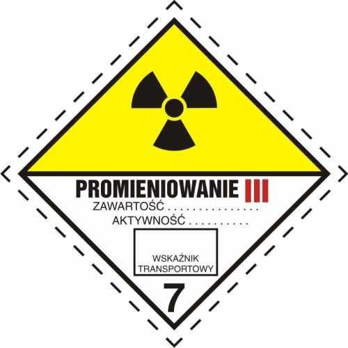 Zdjęcie Tdc Nalepka Materiały Promieniotwórcze. Kategoria IIi - Wyśmierzyce