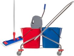 Zdjęcie Wózek Dwuwiadrowy Do Sprzątania 2X20L Mop 50Cm - Łosice
