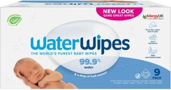 Zdjęcie Waterwipes Bio Chusteczki Nasączane Czystą Wodą 9x60szt. - Maków Mazowiecki