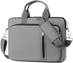 Zdjęcie ETUI/TORBA NA LAPTOPA 17.3" Z PASKIEM KOLOR: SZARY - Środa Śląska
