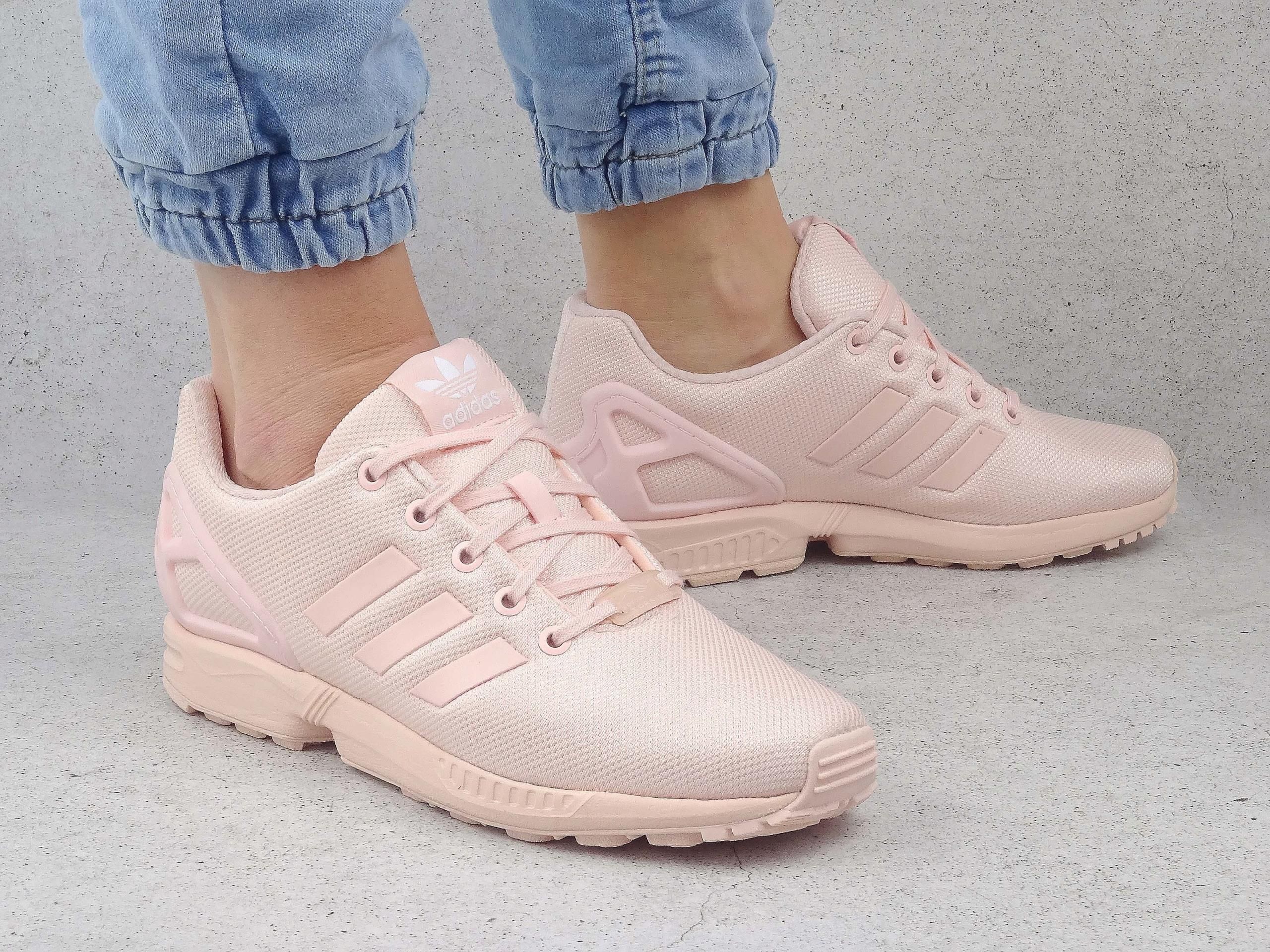 Adidas zx outlet flux damskie ró?owe