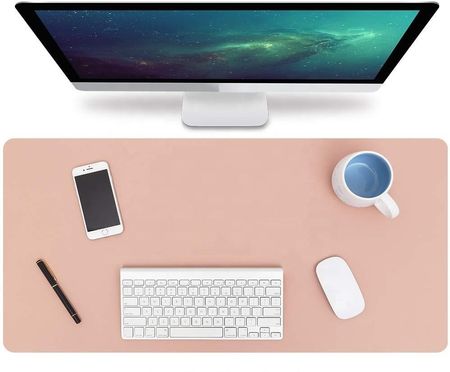 Agog Podkładka mata ochronna na biurko stolik pod mysz klawiature laptopa DUŻA 90x45cm Różowa