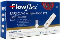 FLOWFLEX COVID-19 Szybki test antygenu SARS-CoV-2 (samoobieg), 1szt.