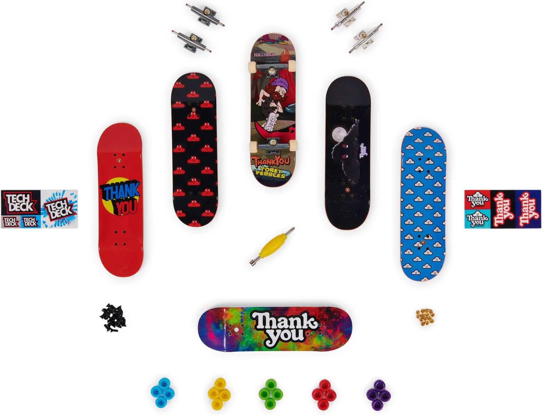 Spin Master Tech Deck Sk8Shop Bonus Pack Thank You 6 Fingerboardów - zdjęcie 1 Spin Master Tech Deck Sk8Shop Bonus Pack Thank You 6 Fingerboardów