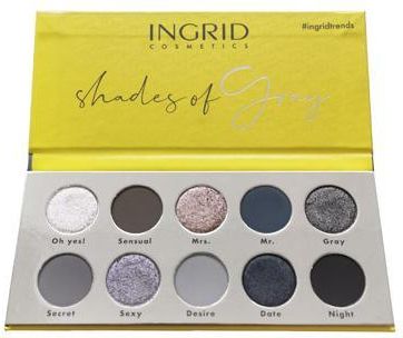 Ingrid Shades of Gray paleta cieni do powiek 15g