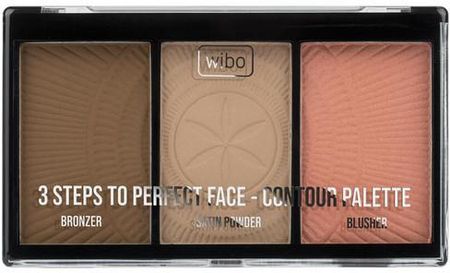Wibo 3 Steps To Perfect Face Contouring Palette paleta do konturowania twarzy 10g