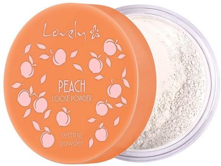 Lovely Peach Loose Powder transparentny puder do twarzy o delikatnym brzoskwiniowym kolorze i zapachu 9g