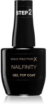 Max Factor Nailfinity Gel Top Coat żelowy lakier na paznokcie wierzchni odcień 100 The Finale 12 ml