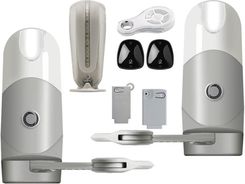 Key Automation Zestaw do bram skrzydłowych skrzydło do 2,3 m, silnik 24 Vdc z ramieniem łamanym, Night Light System KREP2024EK