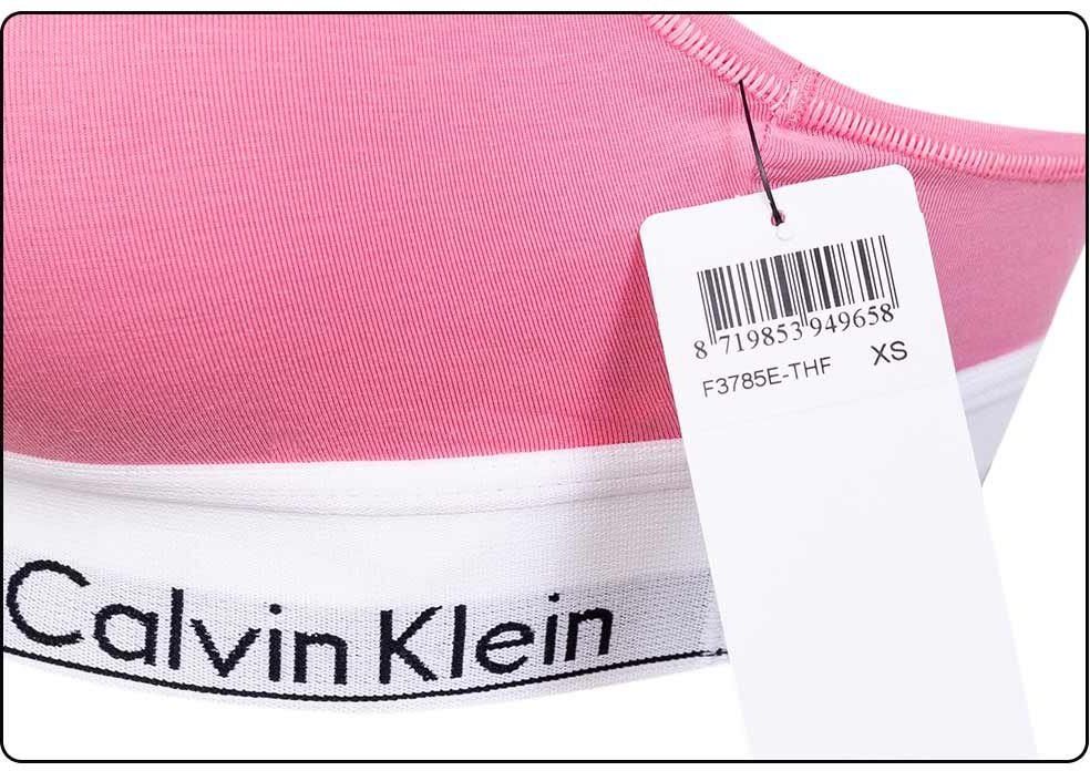 CALVIN KLEIN DAMSKI STANIK BIUSTONOSZ BRALETTE PINK 0000F3785E VGY