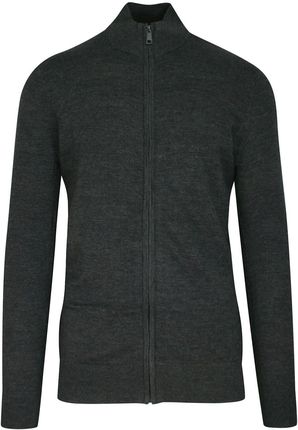 Sweter Grafitowy Ze Stójką Zapinany Na Zamek Ściągacze Męski Brave Soul Swbrsaw21Boxgrovedkcharcoal