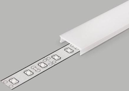 Topmet Klosz zatrzaskowy C3 mleczny do profili aluminiowych LED 1mb (F1000138)