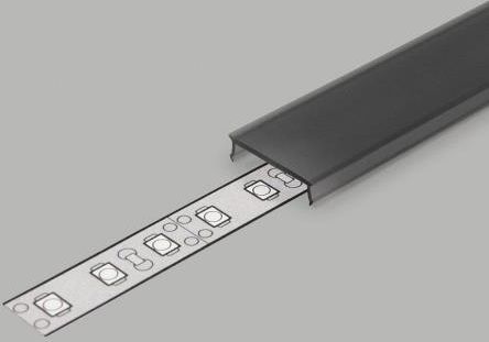 Topmet Klosz zatrzaskowy C3 czarny do profili aluminiowych LED 4mb (F1000441)