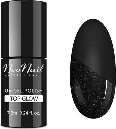 NeoNail UV Gel Polish Color lakier hybrydowy Top Glow Silver 7,2ml