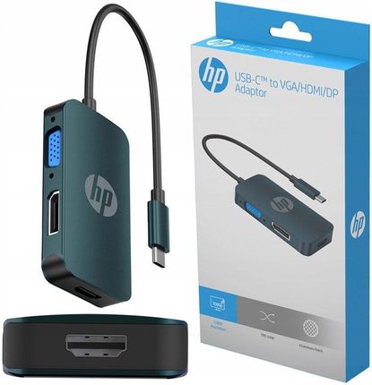 Adapter Hub USB 3.1 Type-C HDMI / VGA / DP HP (DHCCT200)